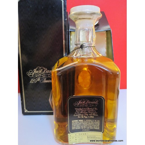 Jack Daniels 125th Anniversary Decanter 1 Liter / 45